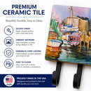 Shrimp Boat Warehouse Leash or Key Holder Wall Hooks, Coat Rack Wall Mount, for Hanging Keys, Towels, Aprons, Leashes