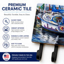 Sunshine Sailboat Leash or Key Holder Wall Hooks, Coat Rack Wall Mount, for Hanging Keys, Towels, Aprons, Leashes