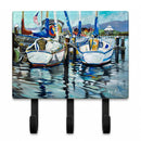 Tourquoise Bay Sailboat Leash or Key Holder Wall Hooks, Coat Rack Wall Mount, for Hanging Keys, Towels, Aprons, Leashes