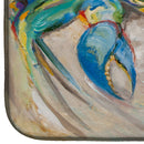 Blue Crab Dish Drying Mat – Absorbent, Artistic Kitchen Essentials JMK1089DDM