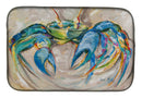 Blue Crab Dish Drying Mat – Absorbent, Artistic Kitchen Essentials JMK1089DDM
