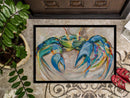 Blue Crab Doormat - 24x36 Decorative Floor Mat – Indoor/Outdoor Rug with Artistic Flair JMK1089JMAT