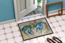 Blue Crab Doormat - 24x36 Decorative Floor Mat – Indoor/Outdoor Rug with Artistic Flair JMK1089JMAT
