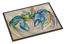 Blue Crab Doormat - 24x36 Decorative Floor Mat – Indoor/Outdoor Rug with Artistic Flair JMK1089JMAT