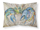 Blue Crab Fabric Standard Pillowcase – Artistic Decorative Front, White Back JMK1089PILLOWCASE