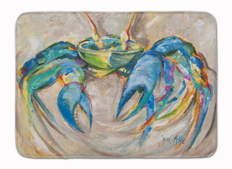 Blue Crab Machine Washable Memory Foam Mat JMK1089RUG