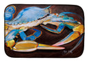 Blue Crab Dish Drying Mat – Absorbent, Artistic Kitchen Essentials JMK1090DDM