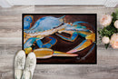 Blue Crab Doormat - 24x36 Decorative Floor Mat – Indoor/Outdoor Rug with Artistic Flair JMK1090JMAT