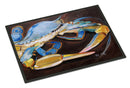 Blue Crab Doormat - 18x27 Decorative Floor Mat – Indoor/Outdoor Rug with Artistic Flair JMK1090MAT