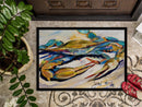 Blue Crab Doormat - 24x36 Decorative Floor Mat – Indoor/Outdoor Rug with Artistic Flair JMK1092JMAT