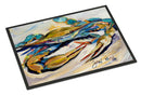 Blue Crab Doormat - 24x36 Decorative Floor Mat – Indoor/Outdoor Rug with Artistic Flair JMK1092JMAT