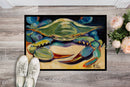 Blue Crab Doormat - 24x36 Decorative Floor Mat – Indoor/Outdoor Rug with Artistic Flair JMK1093JMAT