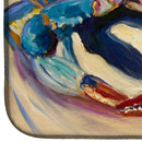 Blue Crab Dish Drying Mat – Absorbent, Artistic Kitchen Essentials JMK1094DDM