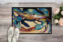 Blue Crab Doormat - 24x36 Decorative Floor Mat – Indoor/Outdoor Rug with Artistic Flair JMK1094JMAT