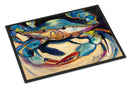 Blue Crab Doormat - 24x36 Decorative Floor Mat – Indoor/Outdoor Rug with Artistic Flair JMK1094JMAT