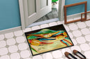 Blue Crab Doormat - 24x36 Decorative Floor Mat – Indoor/Outdoor Rug with Artistic Flair JMK1095JMAT