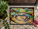 Blue Crab Doormat - 24x36 Decorative Floor Mat – Indoor/Outdoor Rug with Artistic Flair JMK1097JMAT