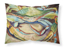 Blue Crab Fabric Standard Pillowcase – Artistic Decorative Front, White Back JMK1097PILLOWCASE
