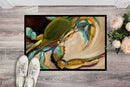 Blue Crab Doormat - 24x36 Decorative Floor Mat – Indoor/Outdoor Rug with Artistic Flair JMK1098JMAT