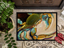 Blue Crab Doormat - 24x36 Decorative Floor Mat – Indoor/Outdoor Rug with Artistic Flair JMK1098JMAT
