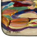 Blue Crab Tail Fin Dish Drying Mat – Absorbent, Artistic Kitchen Essentials JMK1101DDM