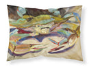 Blue Crab Tail Fin Fabric Standard Pillowcase – Artistic Decorative Front, White Back JMK1101PILLOWCASE
