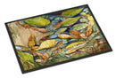 Jubilee Blue Crab Doormat Indoor Outdoor 18H X 27W Front Door Mat Rugs for Entryway, Non Slip Washable
