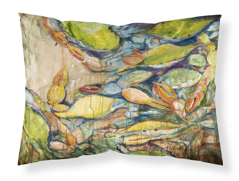 Jubilee Blue Crab Fabric Standard Pillowcase JMK1102PILLOWCASE