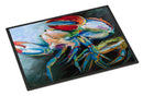 Blue Crab Doormat - 24x36 Decorative Floor Mat – Indoor/Outdoor Rug with Artistic Flair JMK1103JMAT