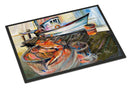 Blue Crab Trap Doormat - 24x36 Decorative Floor Mat – Indoor/Outdoor Rug with Artistic Flair JMK1104JMAT