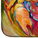 Blue Crab Stars Dish Drying Mat – Absorbent, Artistic Kitchen Essentials JMK1105DDM