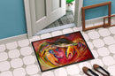 Blue Crab Stars Doormat - 24x36 Decorative Floor Mat – Indoor/Outdoor Rug with Artistic Flair JMK1105JMAT