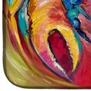 Blue Crab Stars Dish Drying Mat – Absorbent, Artistic Kitchen Essentials JMK1106DDM