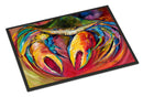 Blue Crab Stars Doormat - 24x36 Decorative Floor Mat – Indoor/Outdoor Rug with Artistic Flair JMK1106JMAT