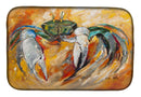 Blue Crab Dish Drying Mat – Absorbent, Artistic Kitchen Essentials JMK1108DDM
