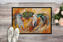 Blue Crab Doormat - 24x36 Decorative Floor Mat – Indoor/Outdoor Rug with Artistic Flair JMK1108JMAT