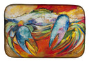 Blue Crab Dish Drying Mat – Absorbent, Artistic Kitchen Essentials JMK1109DDM