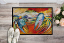 Blue Crab Doormat - 24x36 Decorative Floor Mat – Indoor/Outdoor Rug with Artistic Flair JMK1109JMAT
