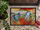 Blue Crab Doormat - 24x36 Decorative Floor Mat – Indoor/Outdoor Rug with Artistic Flair JMK1109JMAT