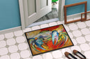 Blue Crab Doormat - 24x36 Decorative Floor Mat – Indoor/Outdoor Rug with Artistic Flair JMK1109JMAT