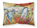 Blue Crab Fabric Standard Pillowcase – Artistic Decorative Front, White Back JMK1109PILLOWCASE