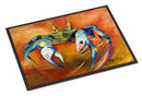 Blue Crab Doormat - 18x27 Decorative Floor Mat – Indoor/Outdoor Rug with Artistic Flair JMK1110MAT