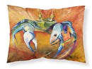 Blue Crab Fabric Standard Pillowcase – Artistic Decorative Front, White Back JMK1110PILLOWCASE