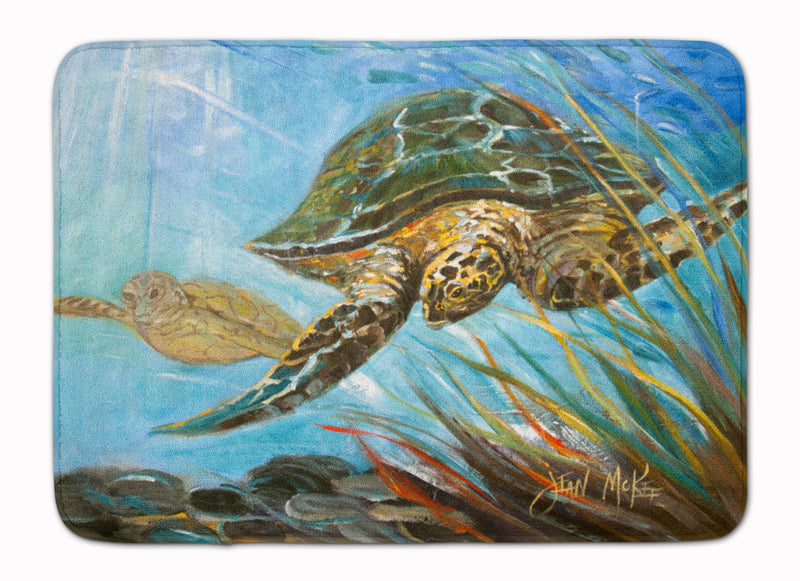 Loggerhead Sea Turtle Machine Washable Memory Foam Mat JMK1118RUG