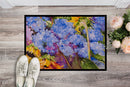 Hydrangeas and Sunflowers Doormat Indoor Outdoor 24H X 36W Front Door Mat Rugs for Entryway, Non Slip Washable Low Pile,