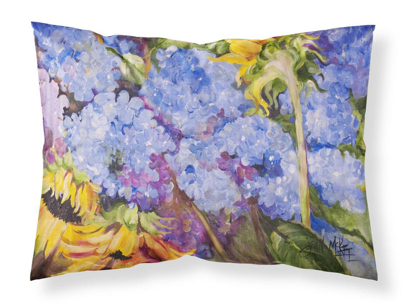 Hydrangeas and Sunflowers Fabric Standard Pillowcase JMK1119PILLOWCASE