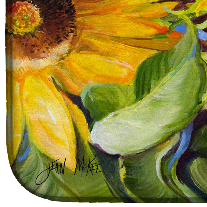Sunflowers Dish Drying Mat – Absorbent, Artistic Kitchen Essentials JMK1122DDM