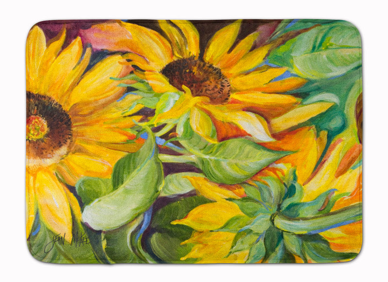 Sunflowers Machine Washable Memory Foam Mat JMK1122RUG