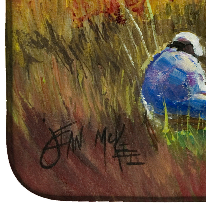 Fisherman on the Bank Dish Drying Mat JMK1125DDM