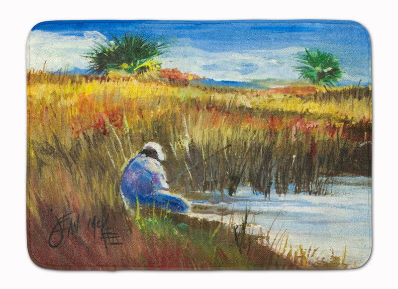 Fisherman on the Bank Machine Washable Memory Foam Mat JMK1125RUG